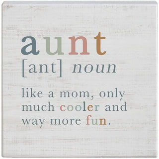 Sincere Surroundings - Aunt Definition - Small Talk Square