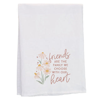 Sincere Surroundings - Friends Are Family Daisies - Tea Towels