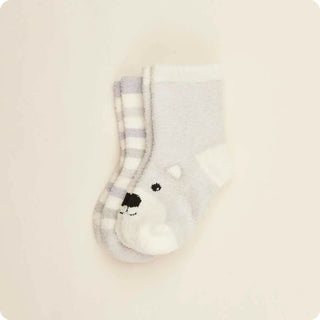 Warmies - Marshmallow Bear Crew Sock Set