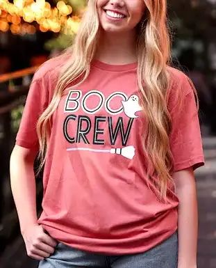 Jadelynn Brooke - Halloween Graphic Tee - Boo Crew