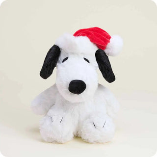 Warmies - Microwave Plush - Snoopy With Santa Hat