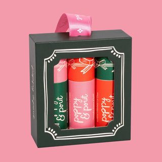 Poppy & Pout -  Lip Balm Trio - Holiday - Ornament