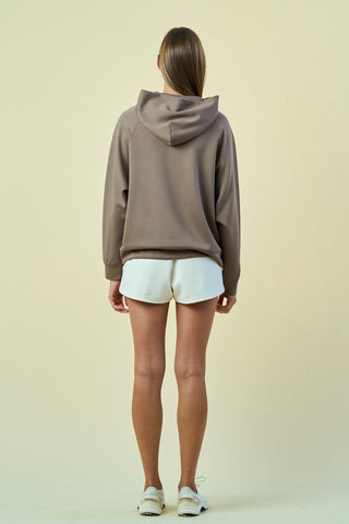 The Greii - Soft Fabric Hoodie - Mocha