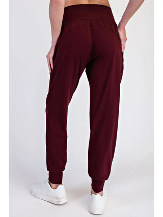 Rae Mode - Butter Soft Joggers With Pockets - Cherry