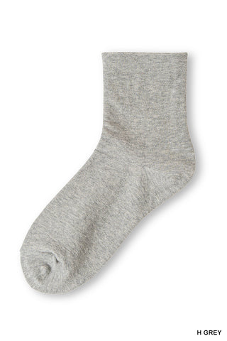 Zenana - Crew Socks - H. Grey