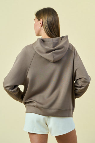 The Greii - Soft Fabric Hoodie - Mocha