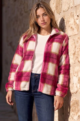 Dear Scarlett - Alpine Jacket - Fuchsia Coco