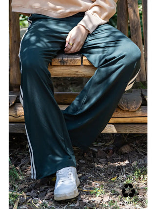 Rae Mode - Butter Soft Side Straight Pants - Regency Green