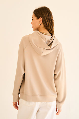 The Greii - Soft Fabric Hoodie - Light Taupe