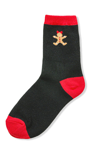 Zenana - Ginger Bread Socks - Black