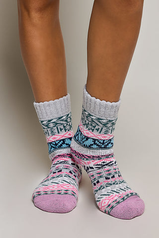 Pol - Multicolored Knit Socks