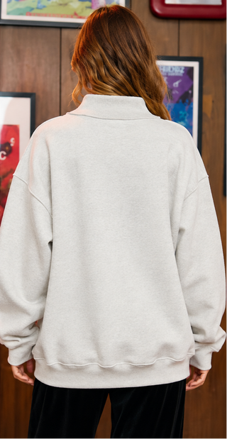 BUCKETLIST - Merry Graphic Sweatshirt - Light Gray