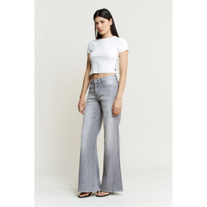 Mica Mid Rise Vintage Wide Leg Denim