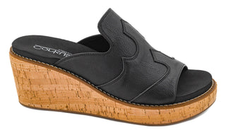 Corkys Neon Moon Wedge - Black