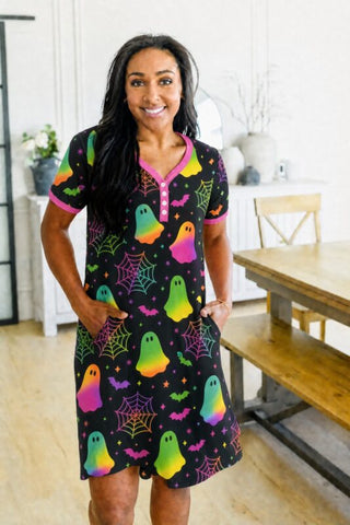 Shirley & Stone - Neon Ghost Night Dress