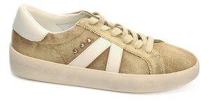 CORKYS No Chaser Sneaker - Washed Tan Denim