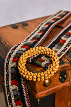 Load image into Gallery viewer, POL Embroidered Beaded Buckle Belt
