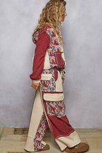 Load image into Gallery viewer, POL Thermal Quilted Detail Floral Knit Pants
