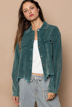 Load image into Gallery viewer, POL Pocket Front Button Down Corduroy Trucker Jacket
