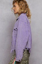 Load image into Gallery viewer, POL Pocket Front Button Down Corduroy Trucker Jacket
