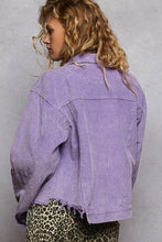 Load image into Gallery viewer, POL Pocket Front Button Down Corduroy Trucker Jacket
