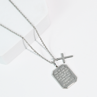 Treasure Jewels - Psalm 20:4 Silver Necklace