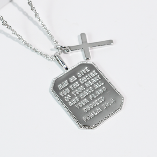 Treasure Jewels - Psalm 20:4 Silver Necklace