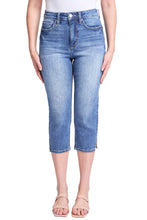 Load image into Gallery viewer, RFM Essential High Rise Capri Jeans with Tummy Control – Slimming Stretch Denim
