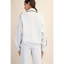 Load image into Gallery viewer, Rae Mode Modal Scuba Piping Quarter Zip Pullover
