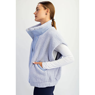 Rae Mode Oversized Micro Sherpa Vest