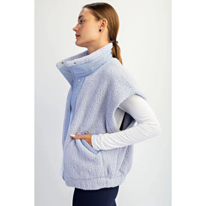 Rae Mode Oversized Micro Sherpa Vest