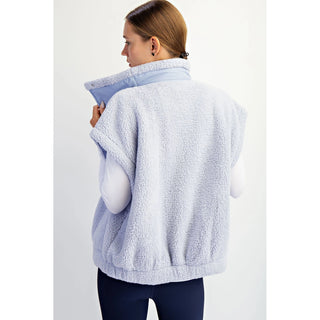 Rae Mode Oversized Micro Sherpa Vest