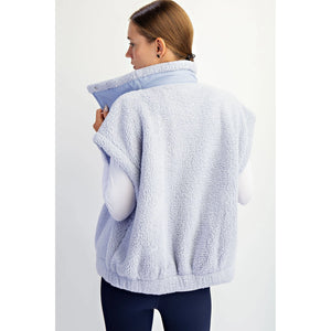 Rae Mode Oversized Micro Sherpa Vest