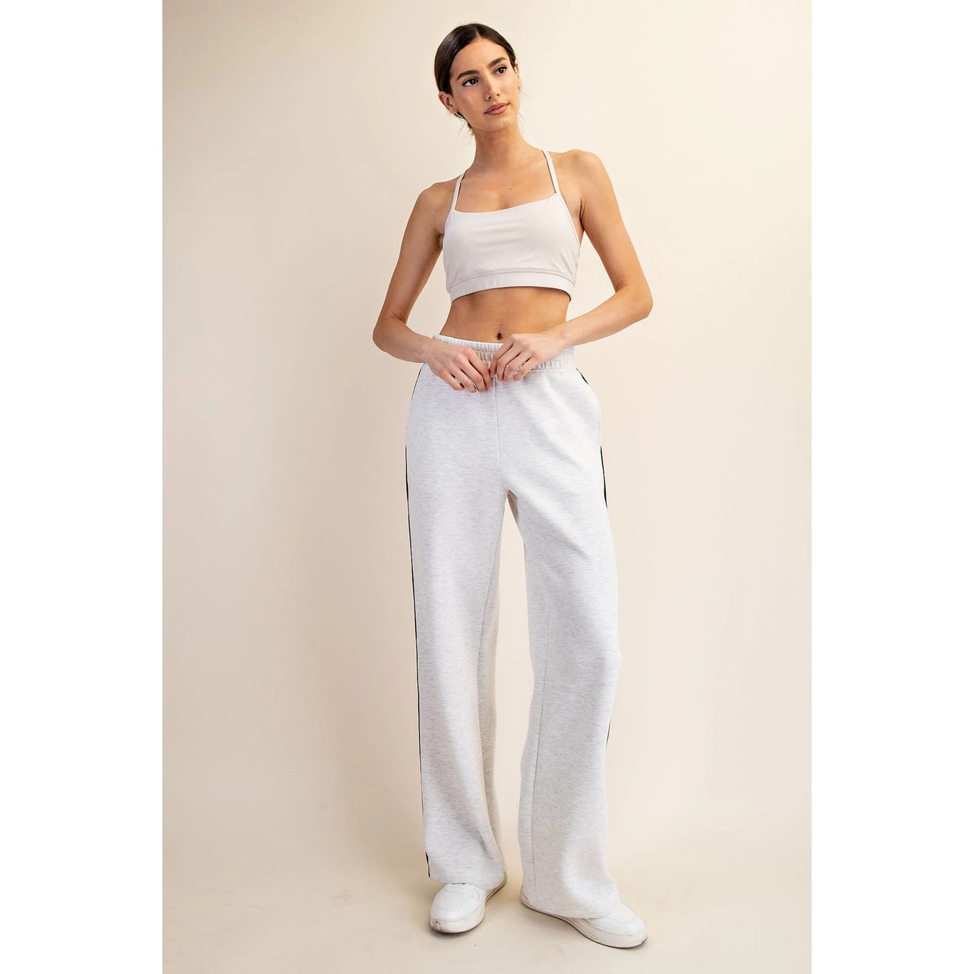 Rae Mode Modal Scuba Piping Straight Pant