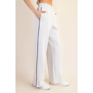 Rae Mode Modal Scuba Piping Straight Pant