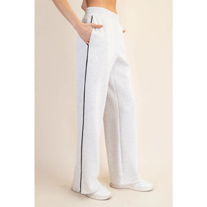 Rae Mode Modal Scuba Piping Straight Pant