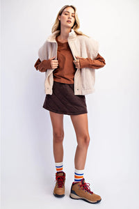 Rae Mode Oversized Micro Sherpa Vest