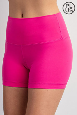 Rae Mode - Sonic Pink 4" Basic Biker Short