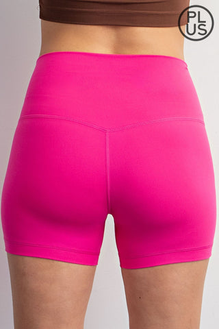 Rae Mode - Sonic Pink 4" Basic Biker Short