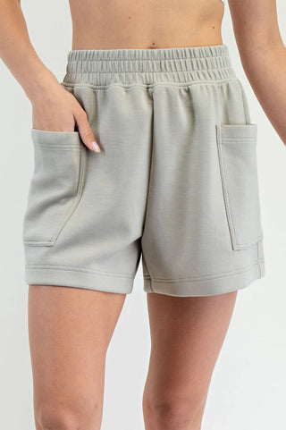 Rae Mode Shorts - Light Heather Grey