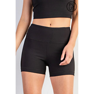 Rae Mode - Black Nylon Rib Biker Pant with Side Pockets