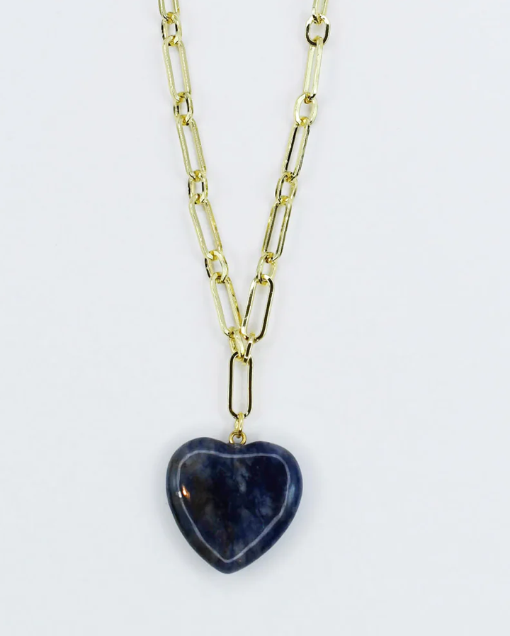 Treasure Jewels Midnight Heart Necklace