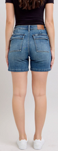 Load image into Gallery viewer, Judy Blue High Waist Utility Mid Length Shorts

