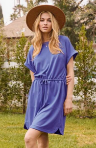 Array Oddi Washed Modal Knit Jersey Mini Dress