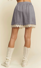 Load image into Gallery viewer, Davi &amp; Dani Pearl Shorts - Grey- DEP42436
