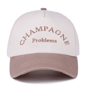 Champagne Problems Two Tone Canvas Cotton Cap