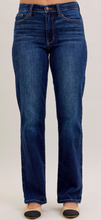 Load image into Gallery viewer, Judy Blue Mid Rise Straight Dark Wash Jean
