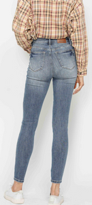 Judy Blue High Waist Tummy Control Contrast Wash Skinny