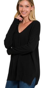 Viscose front Seam Sweater