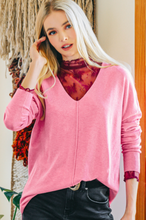 Load image into Gallery viewer, Viscose front Seam Sweater
